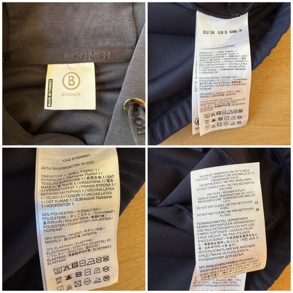 BOGNER LUCIA HOODIE SS SWEATSHIRT SOFT MODAL GOLF CASUAL SPORTY ELASTIC HEM S - Picture 11 of 11